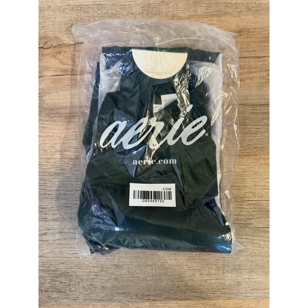 Aerie OFFLINE‎ Real Me High Waisted 7/8 Leggings Green Small 070-0491-5104 NWT